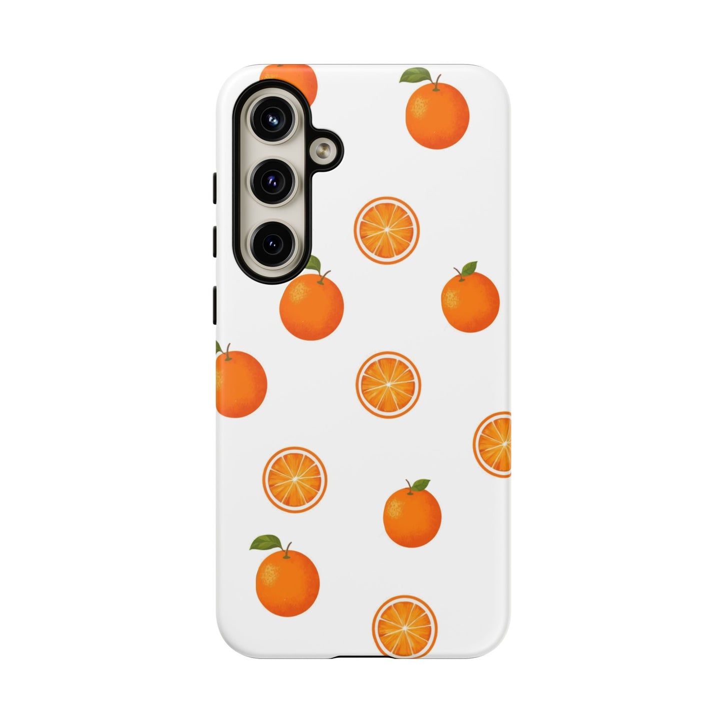 Orange - Seamless Pattern Tough Phone Case