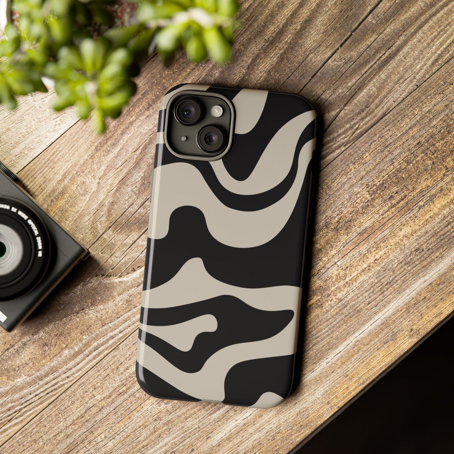 Night Wave - Swirl Pattern Tough Phone Case