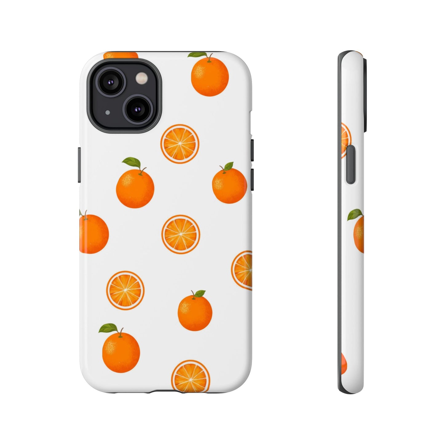 Orange - Seamless Pattern Tough Phone Case