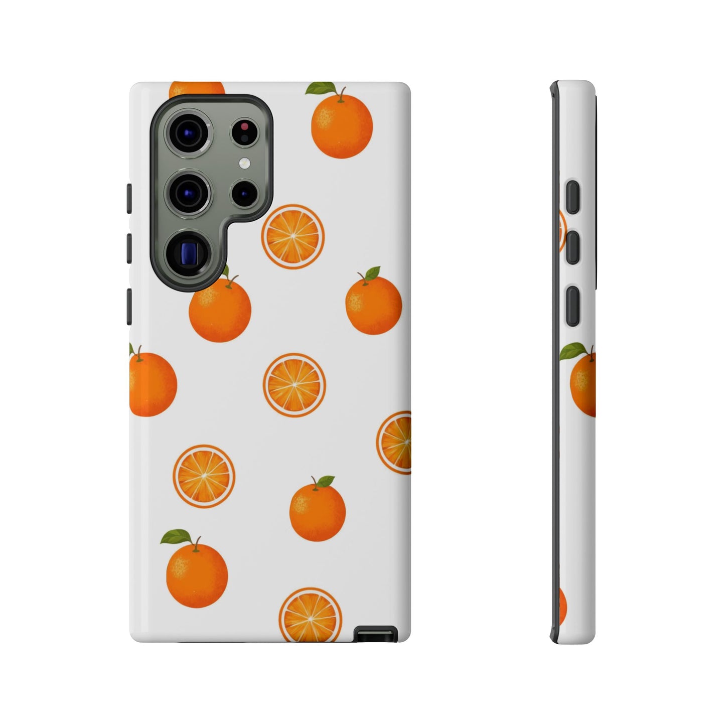 Orange - Seamless Pattern Tough Phone Case