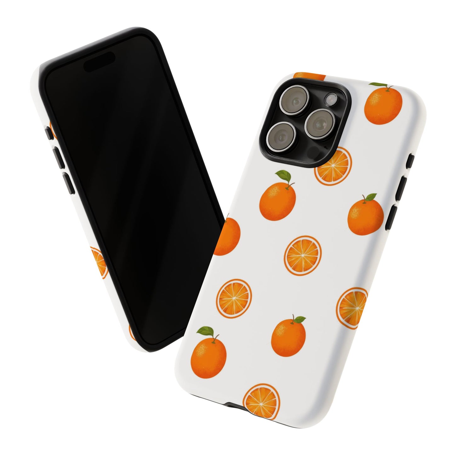 Orange - Seamless Pattern Tough Phone Case