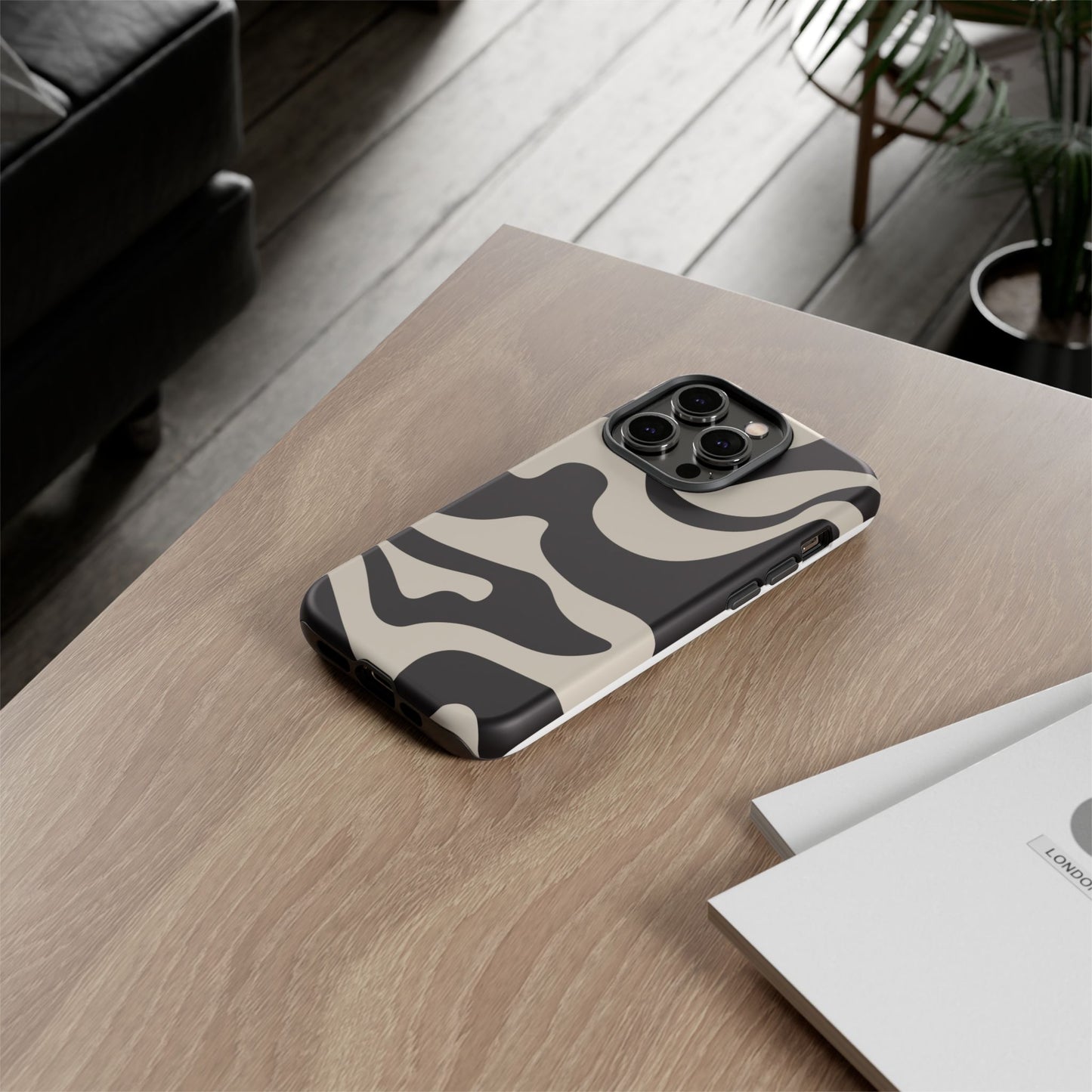 Night Wave - Swirl Pattern Tough Phone Case