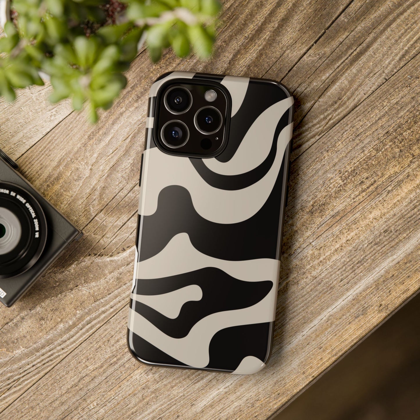 Night Wave - Swirl Pattern Tough Phone Case