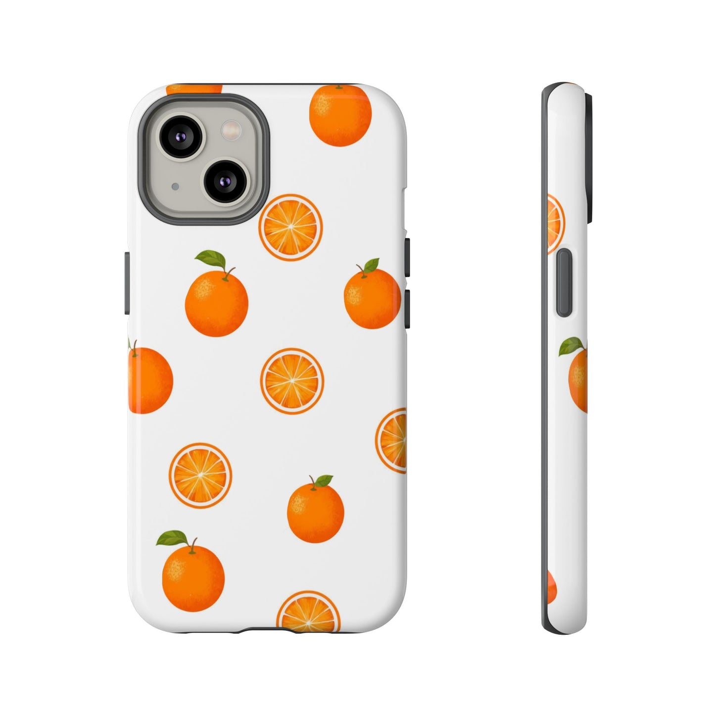Orange - Seamless Pattern Tough Phone Case