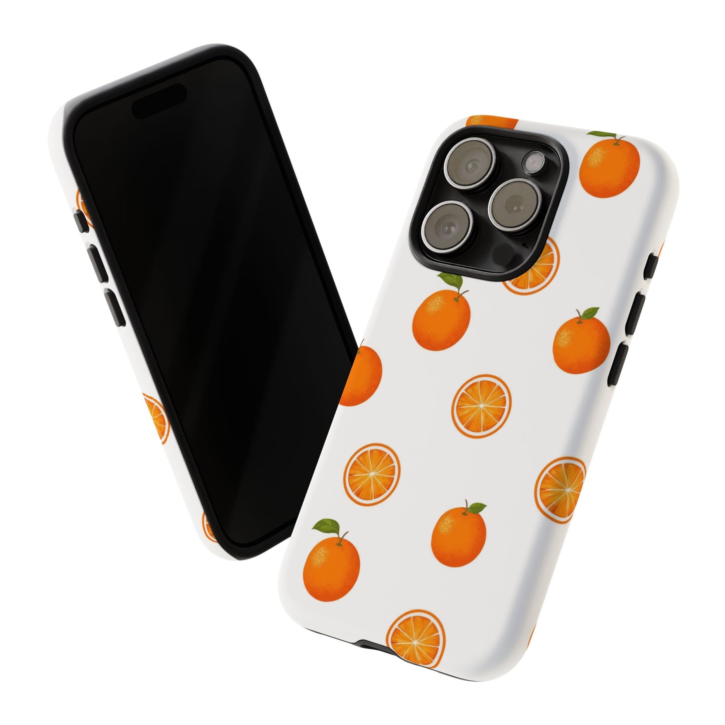 Orange - Seamless Pattern Tough Phone Case