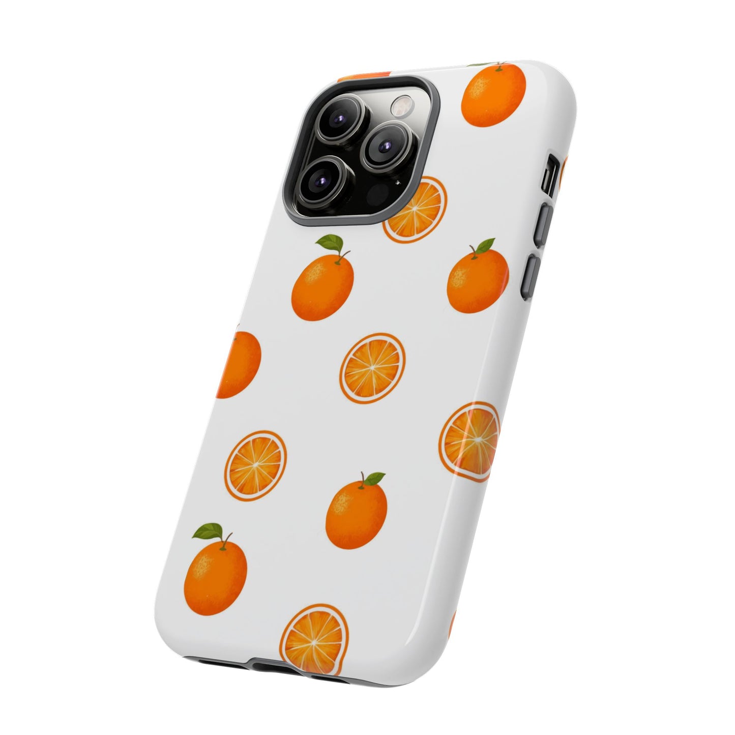 Orange - Seamless Pattern Tough Phone Case