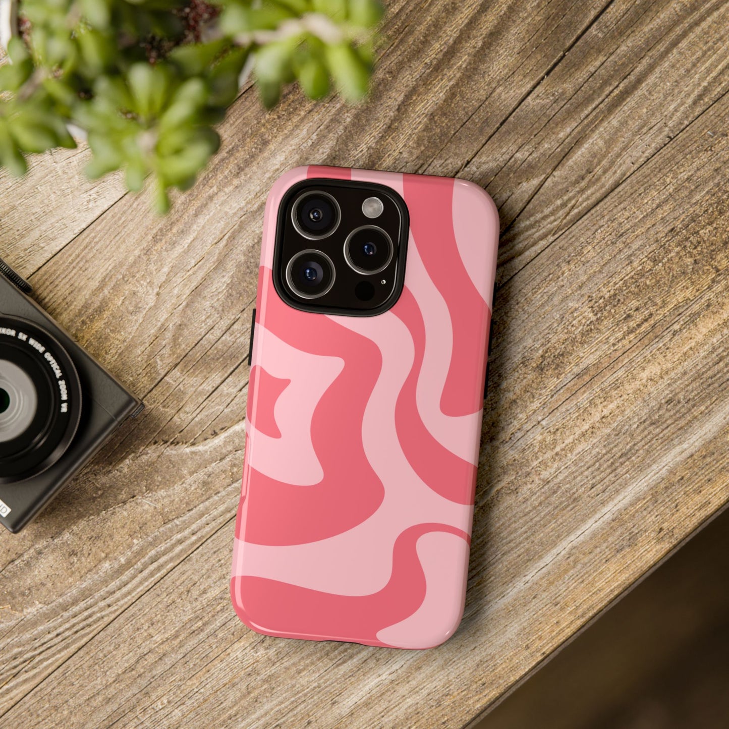 Rosé - Swirl Pattern Tough Phone Case