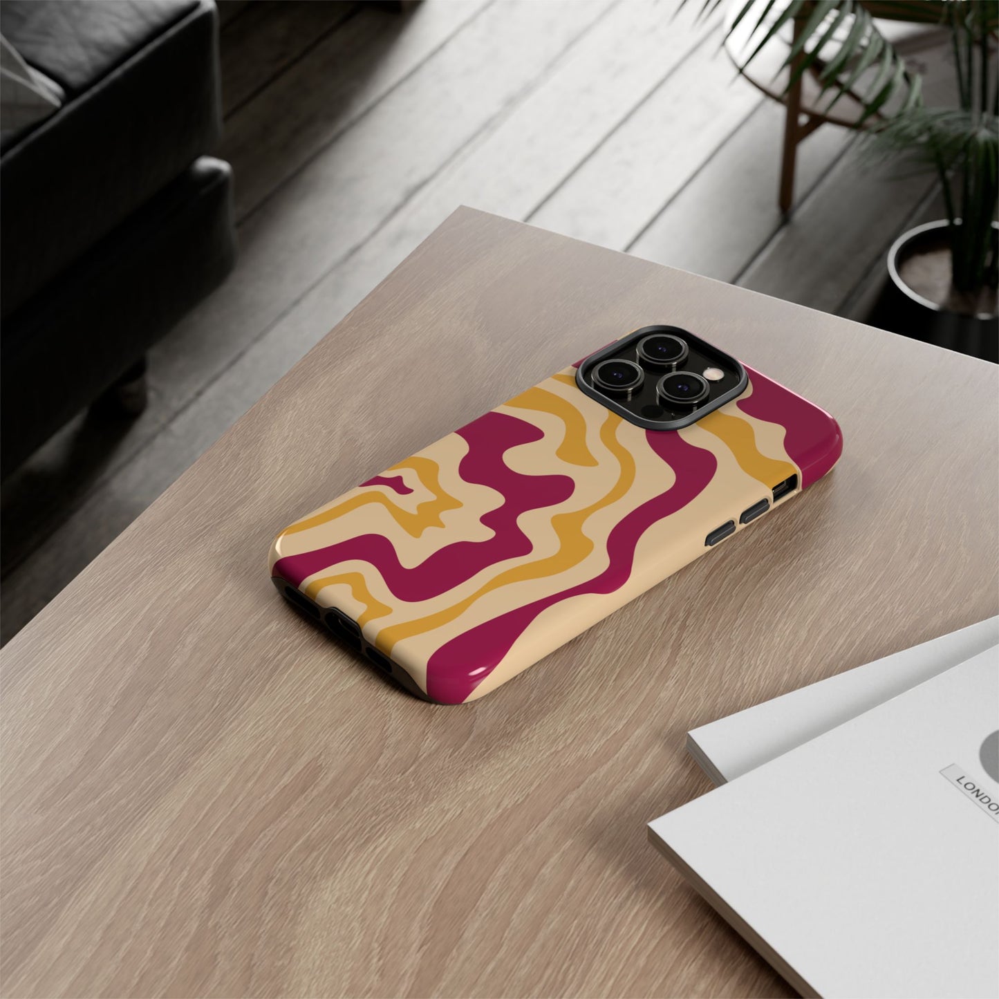 Cherry Bloom - Swirl Pattern Tough Phone Case