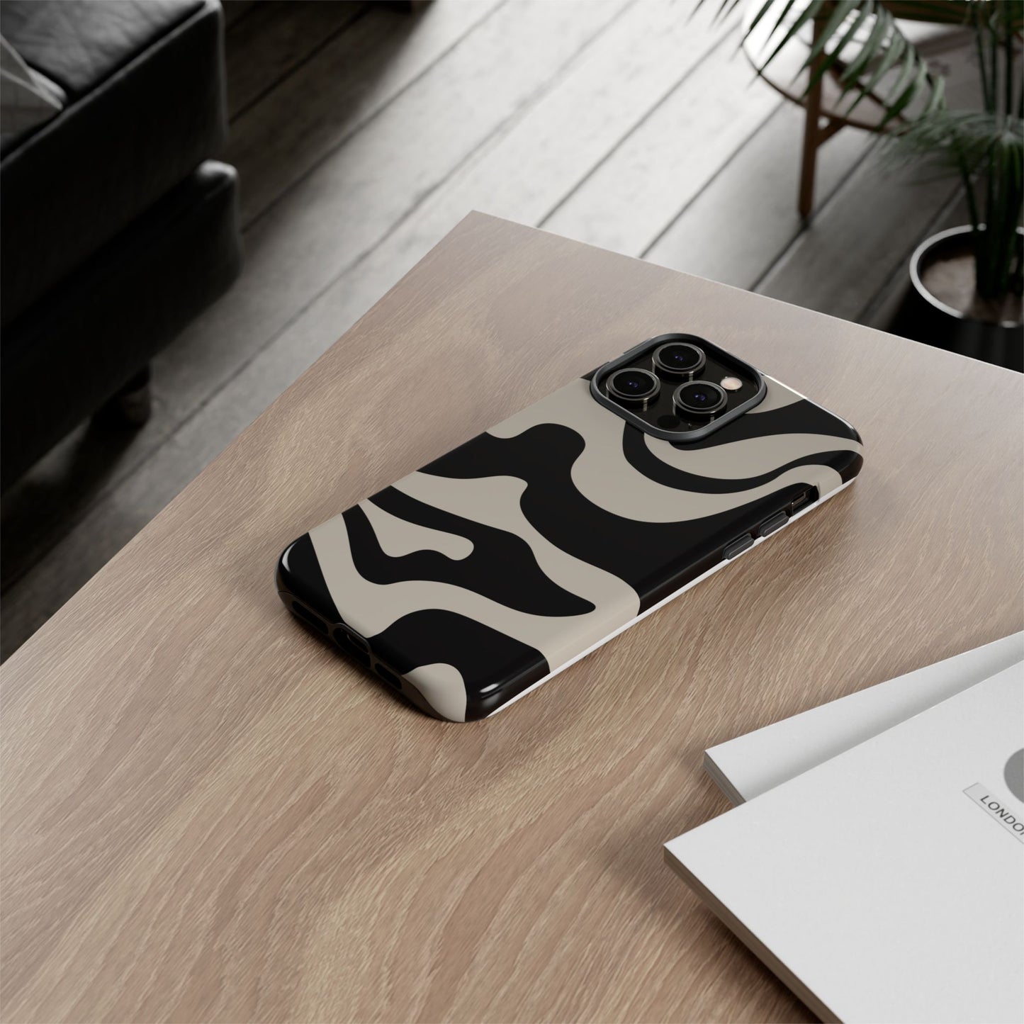 Night Wave - Swirl Pattern Tough Phone Case