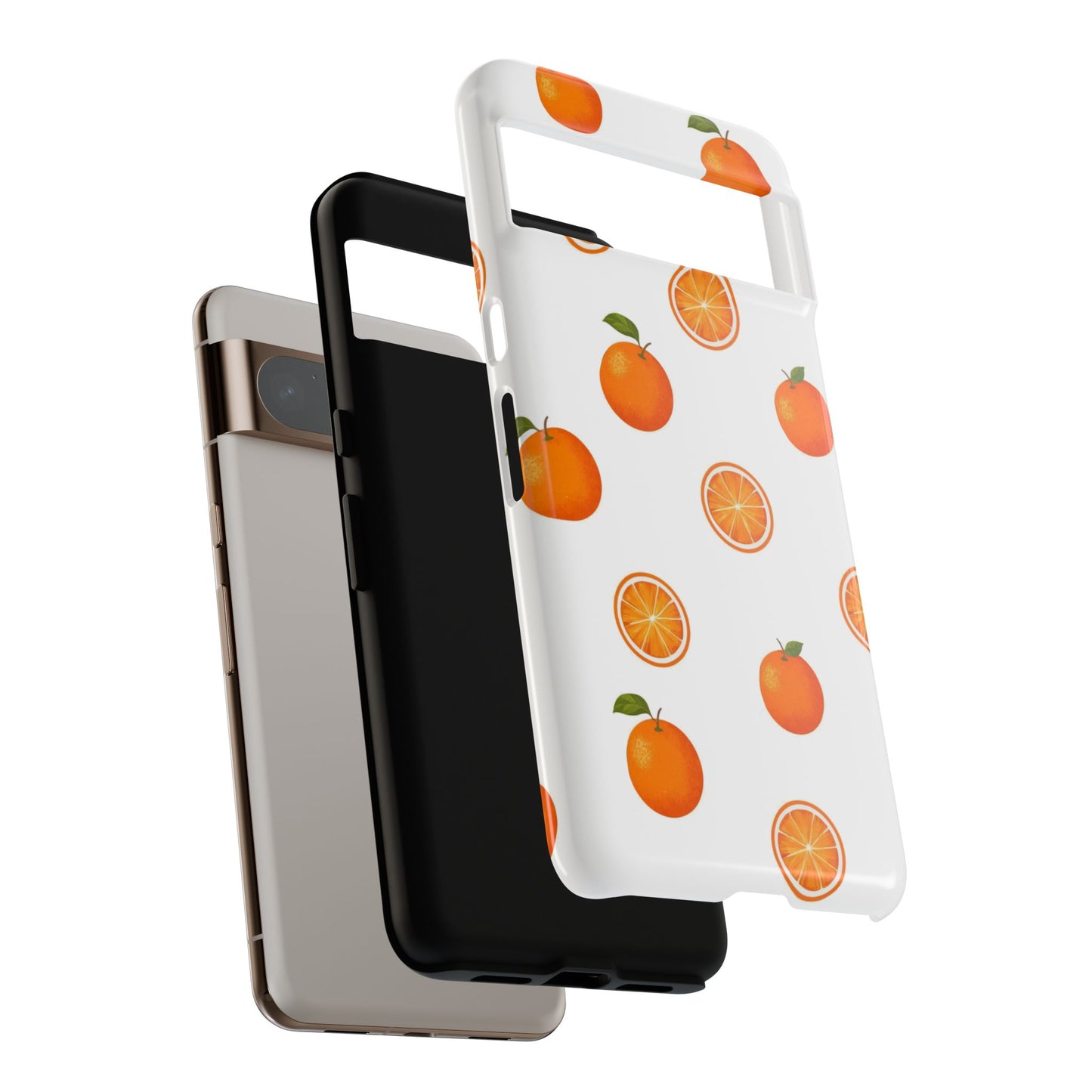 Orange - Seamless Pattern Tough Phone Case