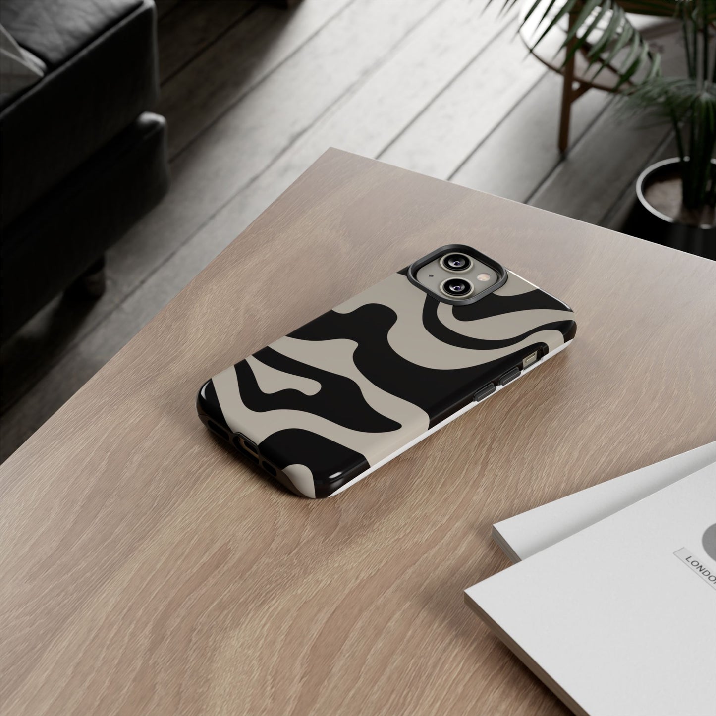 Night Wave - Swirl Pattern Tough Phone Case