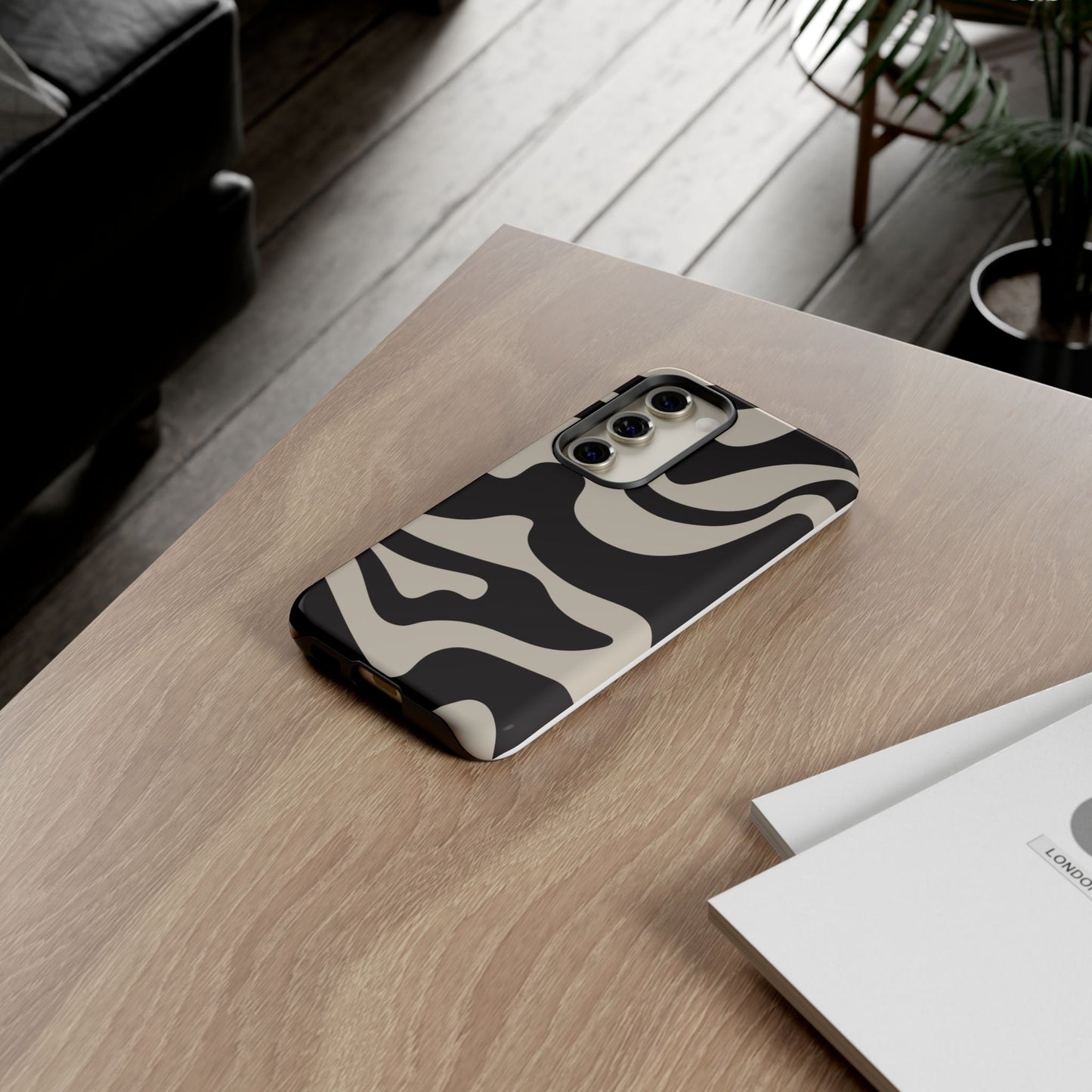 Night Wave - Swirl Pattern Tough Phone Case