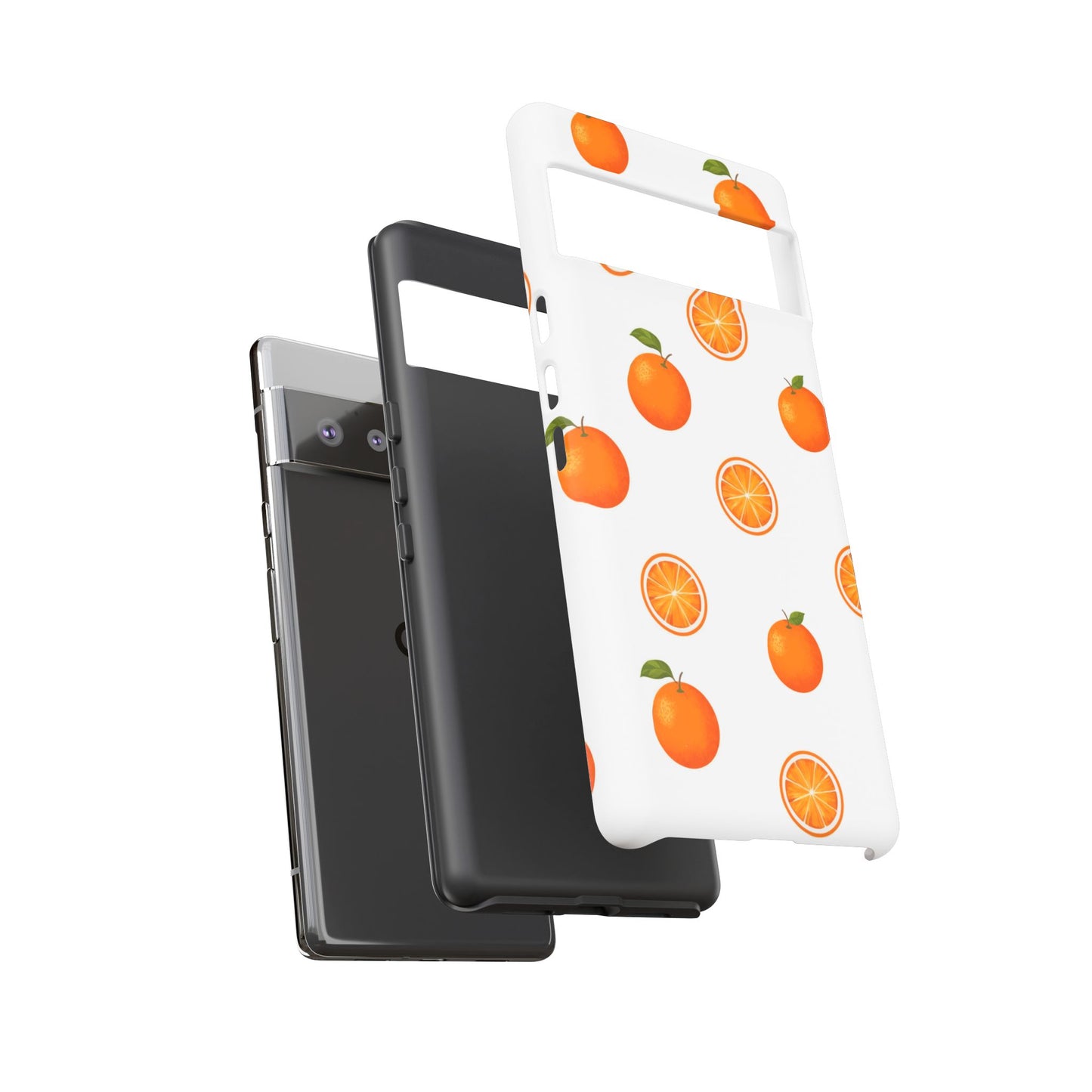 Orange - Seamless Pattern Tough Phone Case
