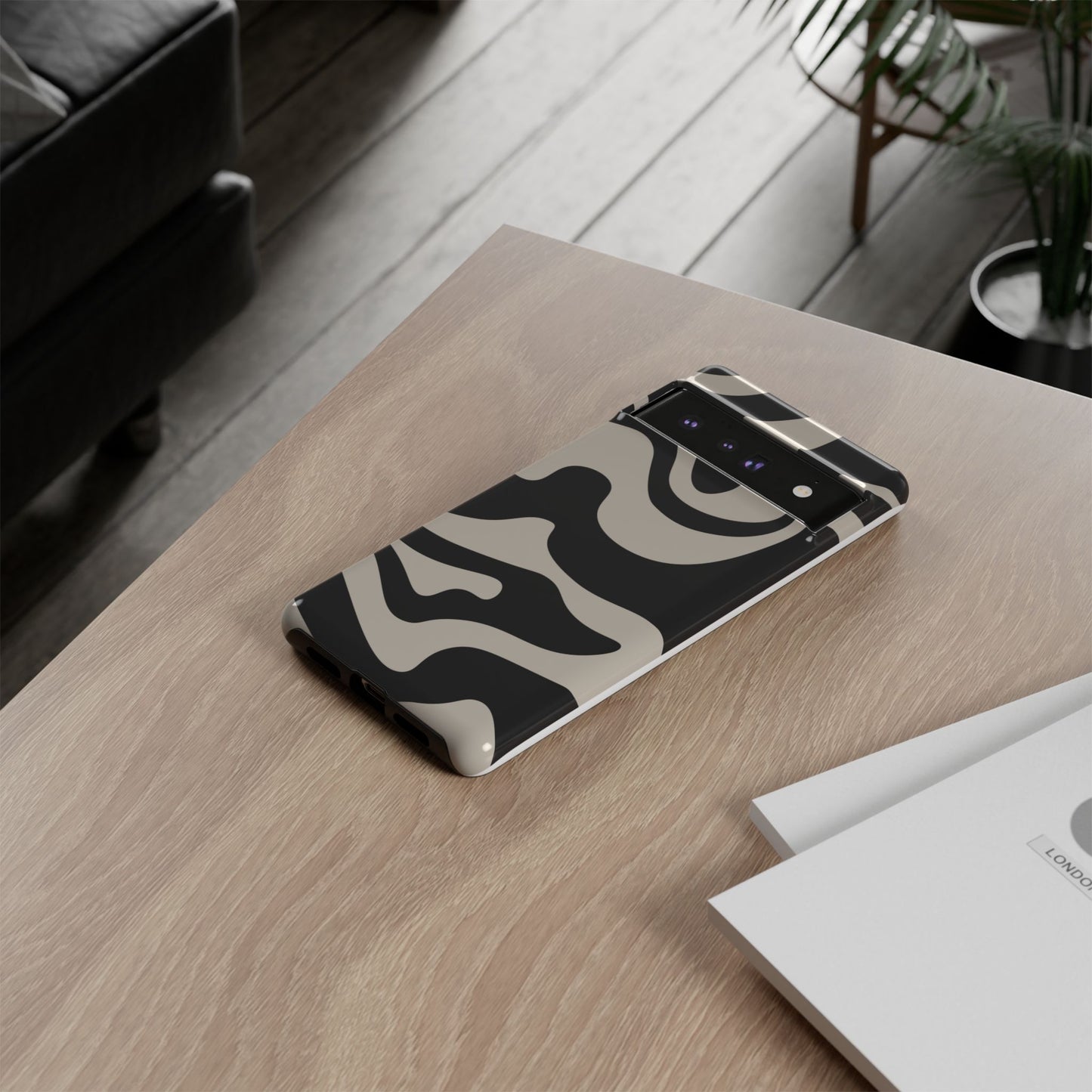 Night Wave - Swirl Pattern Tough Phone Case