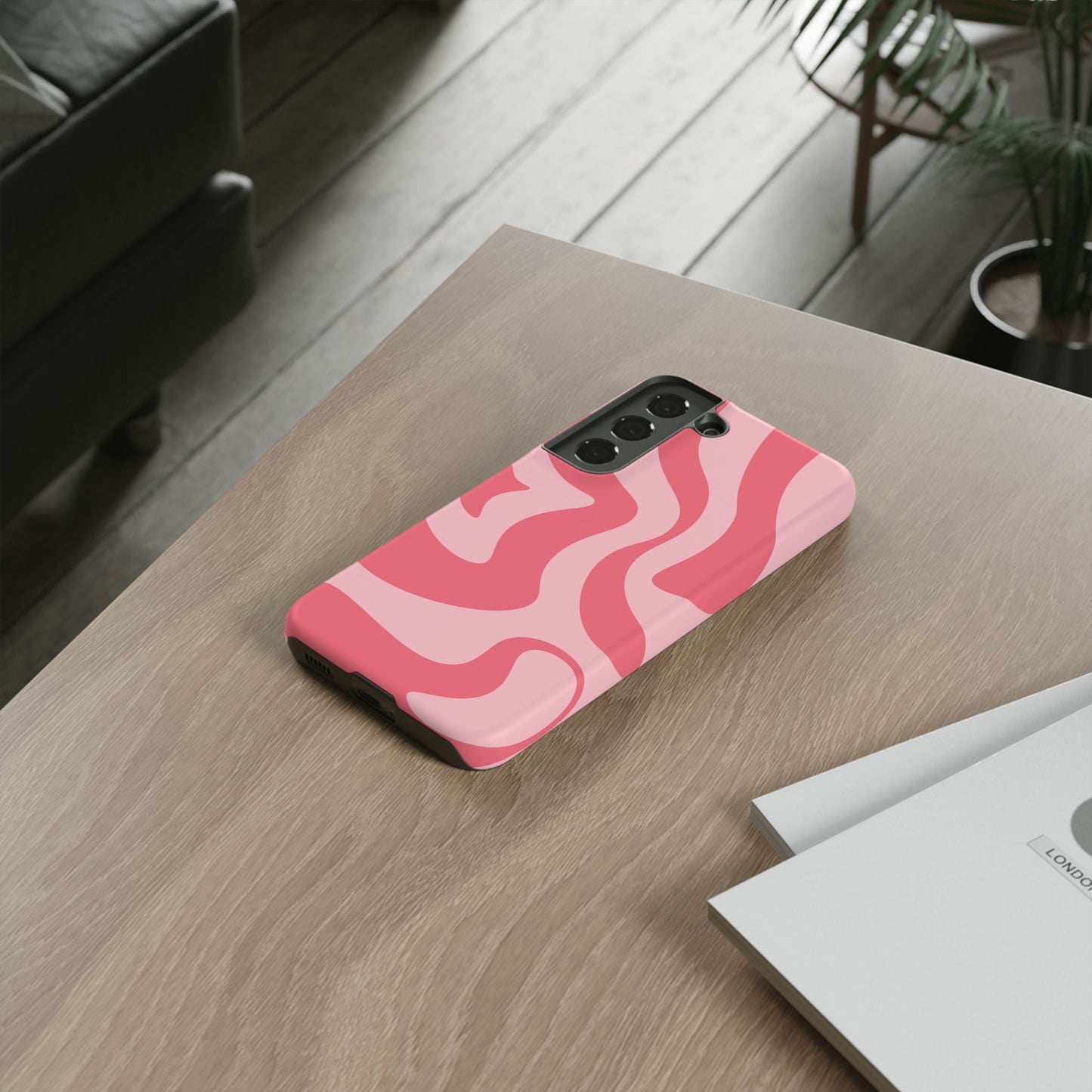 Rosé - Swirl Pattern Tough Phone Case