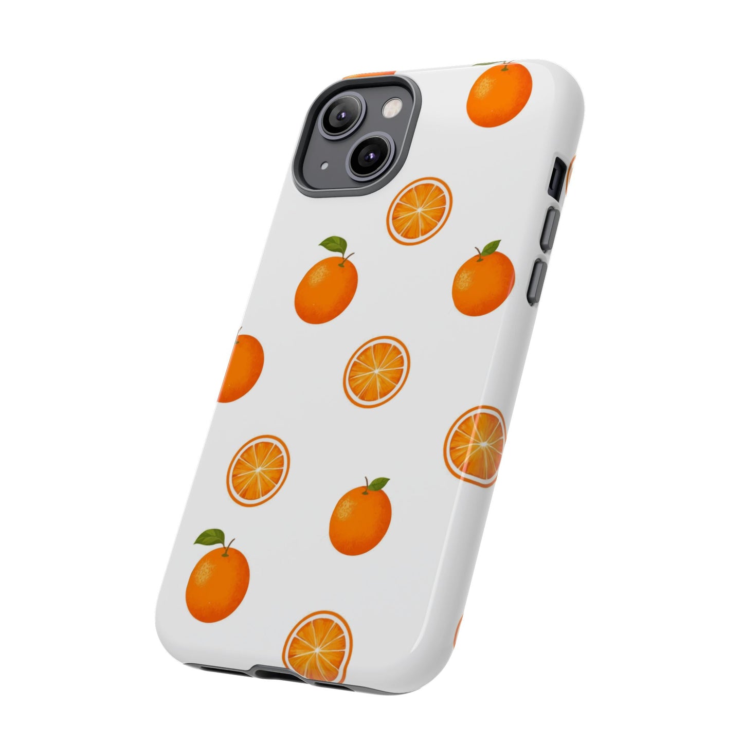 Orange - Seamless Pattern Tough Phone Case