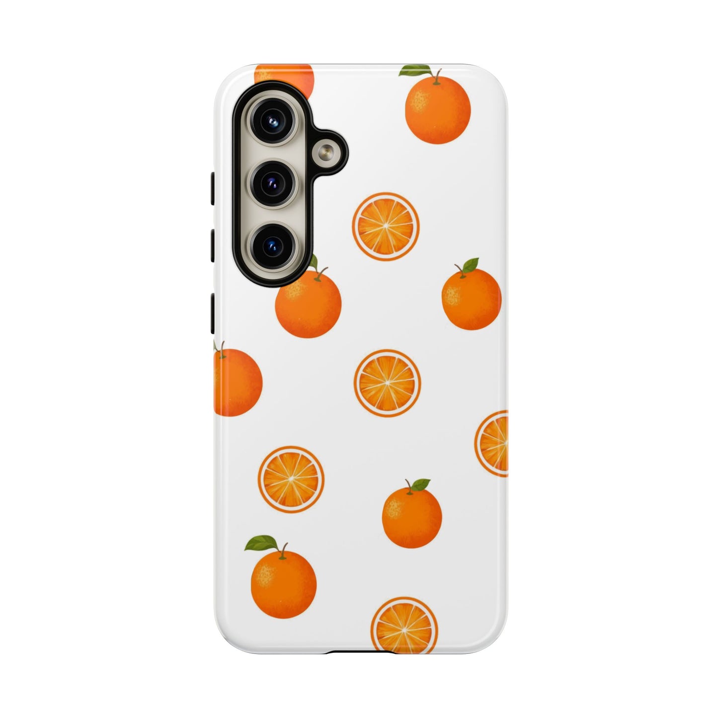 Orange - Seamless Pattern Tough Phone Case