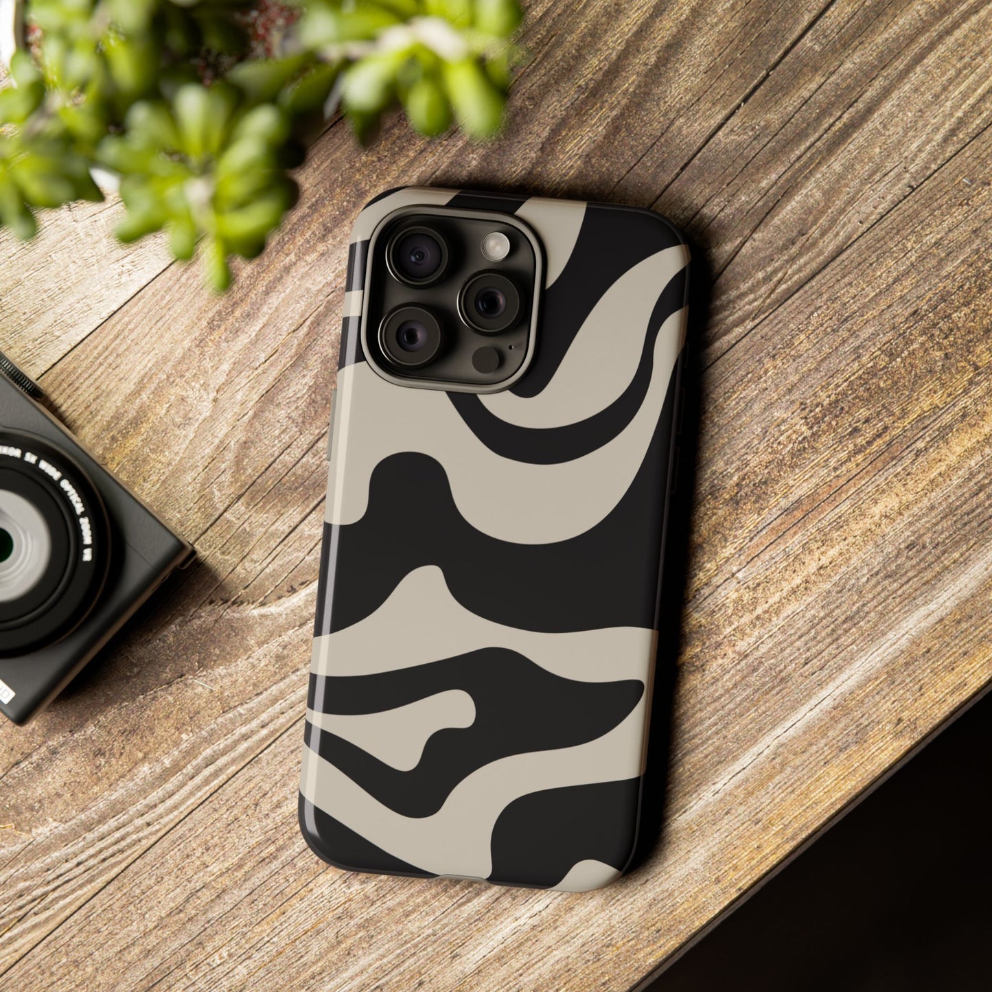 Night Wave - Swirl Pattern Tough Phone Case