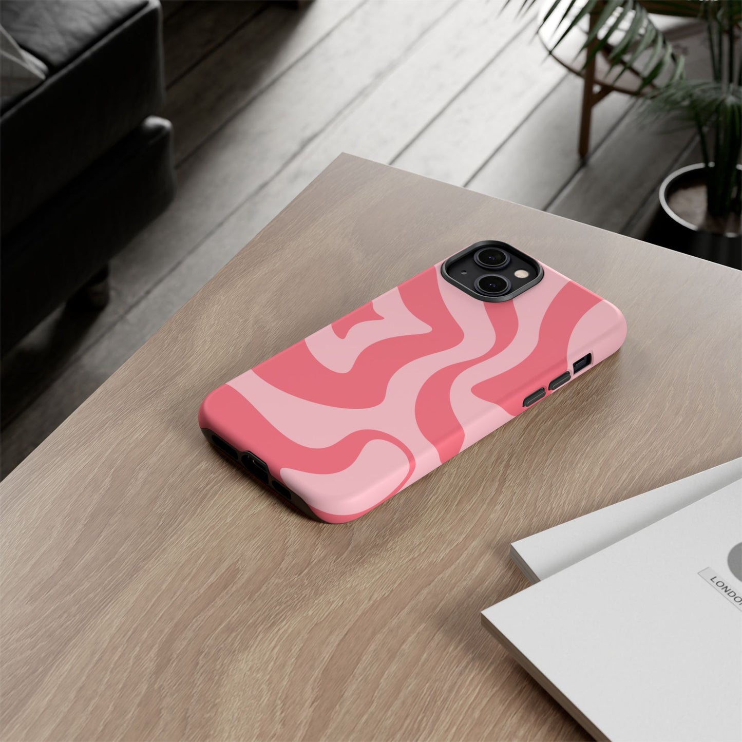 Rosé - Swirl Pattern Tough Phone Case