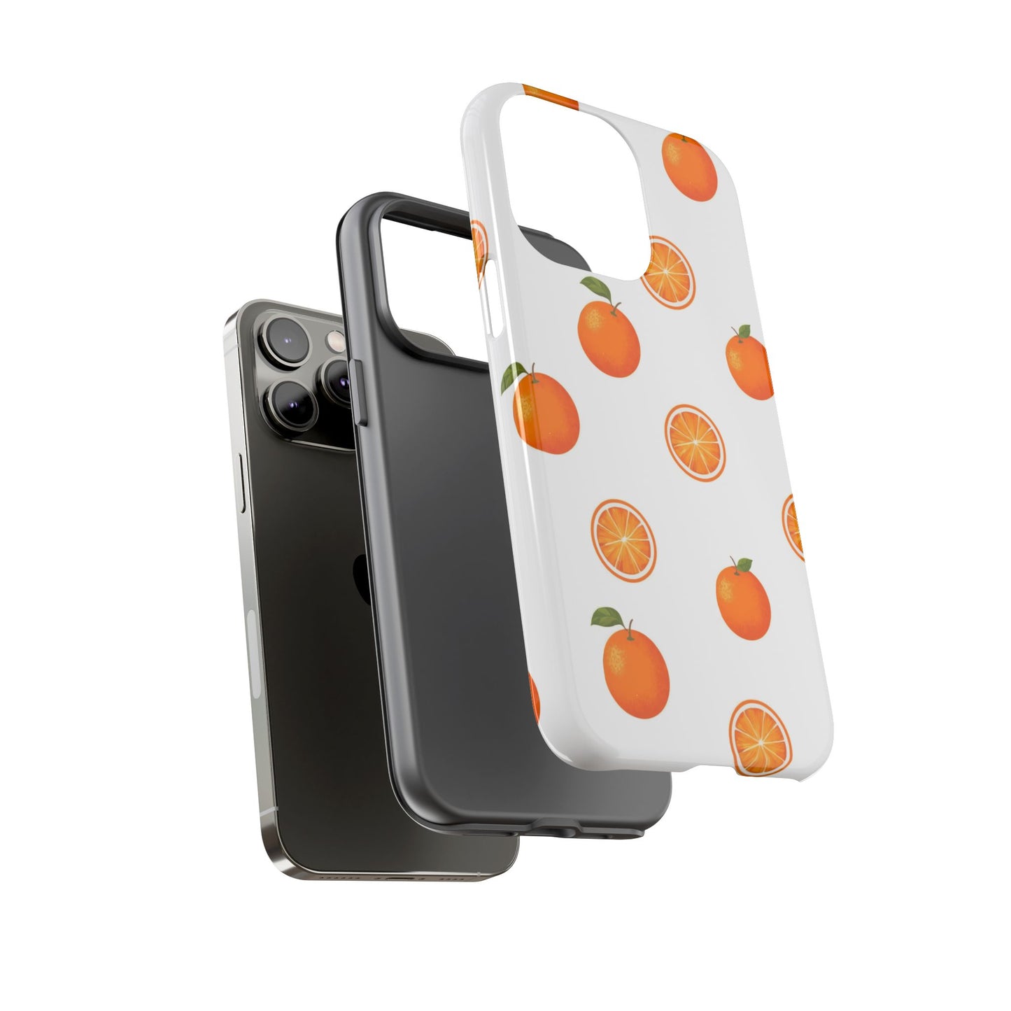 Orange - Seamless Pattern Tough Phone Case