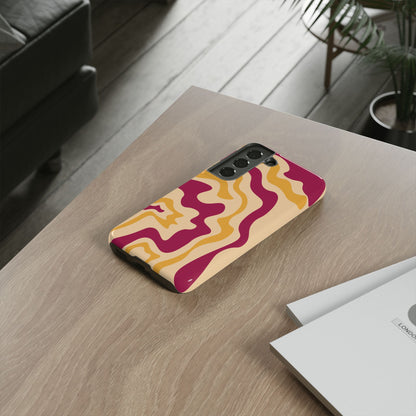 Cherry Bloom - Swirl Pattern Tough Phone Case