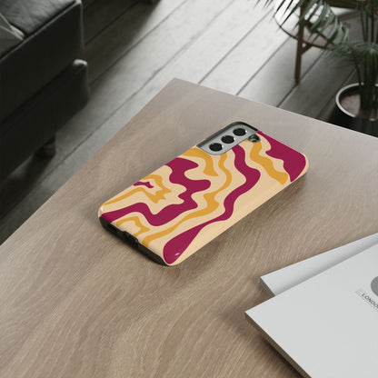 Cherry Bloom - Swirl Pattern Tough Phone Case